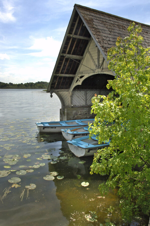 Castle Leslie's old boathouse.