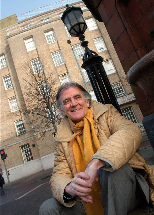 The late great Gerry Anderson at the BBC in Belfast.