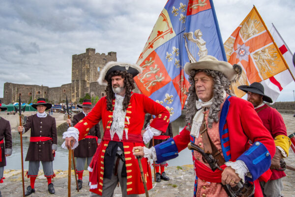 Re-enactment of King William's landing at Carrickfergus.