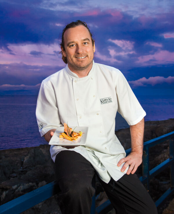 Joery Castel, Boathouse Restaurant, Bangor. Magazine cover.