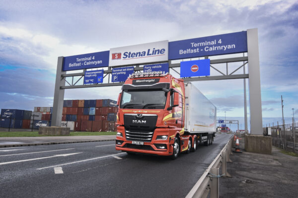 Manfreight at Stena Terminal Belfast for Export&Freight magazine feature.
